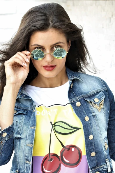 Bridge Yuvarlak Metal Çerçeve Erkek Güneş Gözlüğü ürün görseli