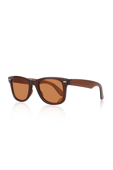 Wayfarer Kahverengi Eğimli Kadın Güneş Gözlüğü - 1