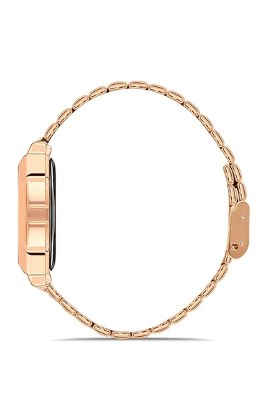 Rose-gold Zamansız Tasarım Dokunmatik Dijital Metal Kordon Retro Erkek Kol Saati - 2