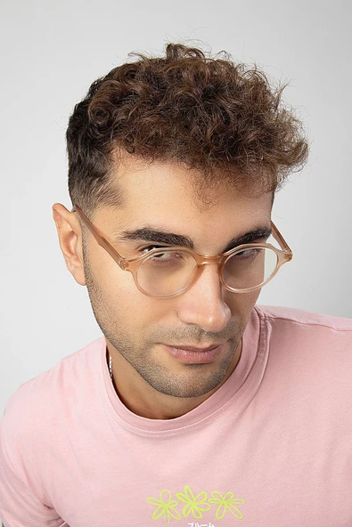 Yuvarlak Model Erkek B-block Mavi Işık Korumalı Gözlük ürün görseli