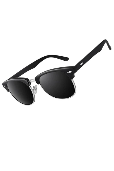 Gümüş-Siyah Club Master Kadın Güneş Gözlüğü - 2