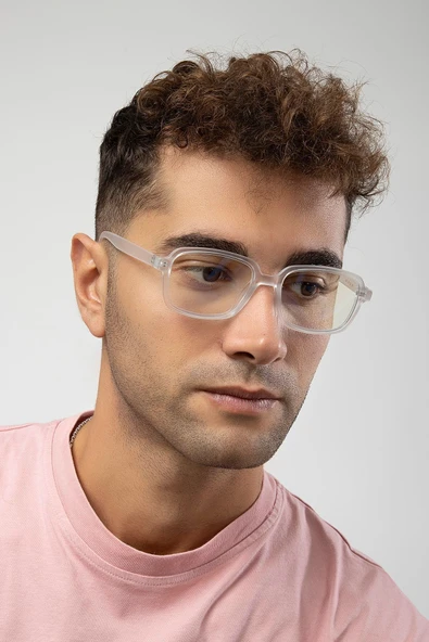 Dikdörtgen Model Erkek B-block Mavi Işık Korumalı Gözlük ürün görseli