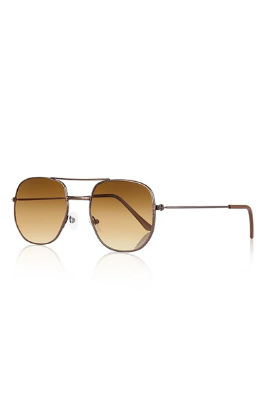 Beşgen Köprülü Kahverengi Kadın Güneş Gözlüğü ürün görseli