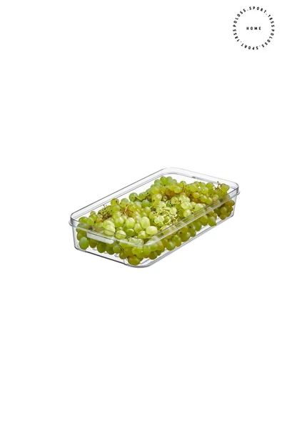 4x Adet Buzdolabı Organizeri 2 LT Saklama Kabı & Erzak Kabı & Düzenleyici - 3