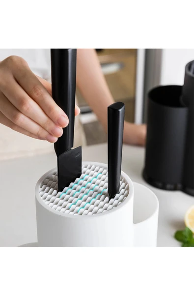 Tezgah Üstü Bıçaklık Ve Kepçelik Düzenleyici Organizeri Beyaz - 2