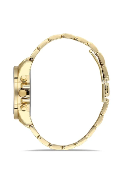 Taşlı Dekoratif Kadran Şık Kadın Kol Saati - 3