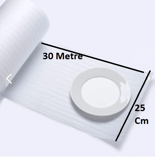 25 Metre Şilte Tabak Arası Bardak Sarma Cam Sarma Şiltesi Taşıma Taşınma Ambalaj Malzemesi 30cm - 6