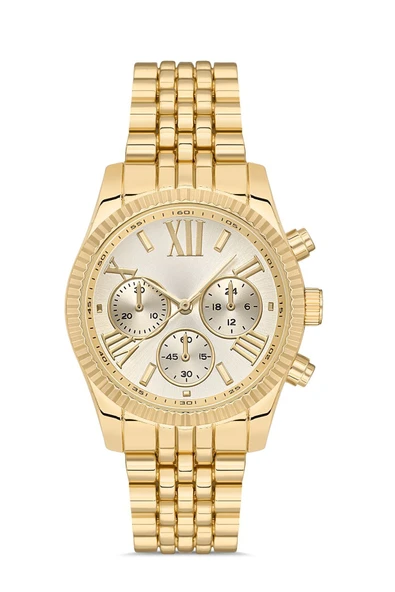 Dekoratif Göstergeli Metal Kordon Kadın Kol Saati