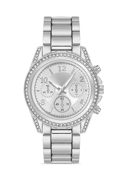 Taşlı Dekoratif Kadran Şık Kadın Kol Saati - 2