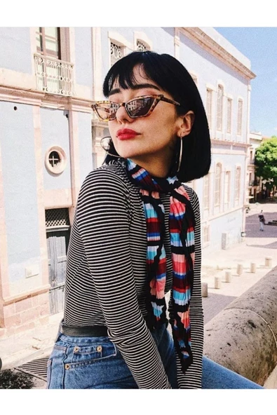 Küçük Kedi Cat Eye Güneş Gözlüğü - 3