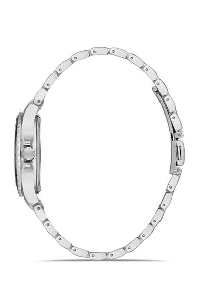 Klasik Tasarım Metal Kordon Unisex Kol Saati - Resim 3