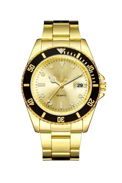 Lüks Takvim Göstergeli Şık Kadın Kol Saati ürün görseli