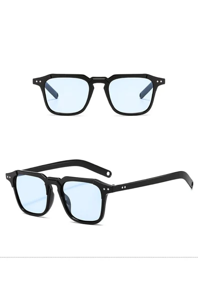 Kare Stil İki Noktalı Retro Kadın Güneş Gözlüğü ürün görseli