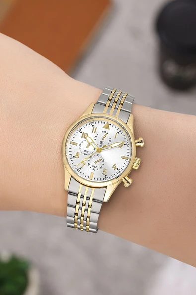 Zamansız Tasarım Metal Kordon Kadın Kol Saati ürün görseli