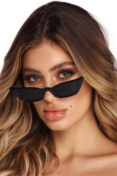 Üçgen Köşeli Cat Eye Güneş Gözlüğü - 1