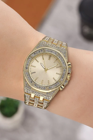 Taşlı Şık Kadran Kadın Kol Saati ürün görseli
