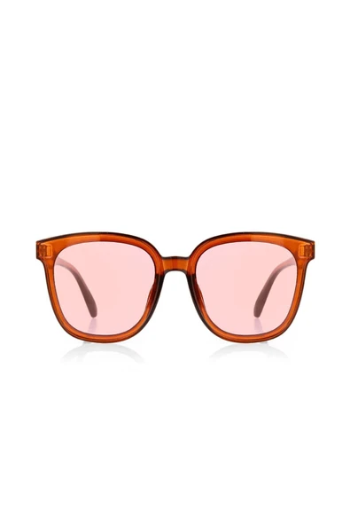 Zamansız Şık Tasarım Büyük Kasa Kırmızı Kadın Güneş Gözlüğü - 2