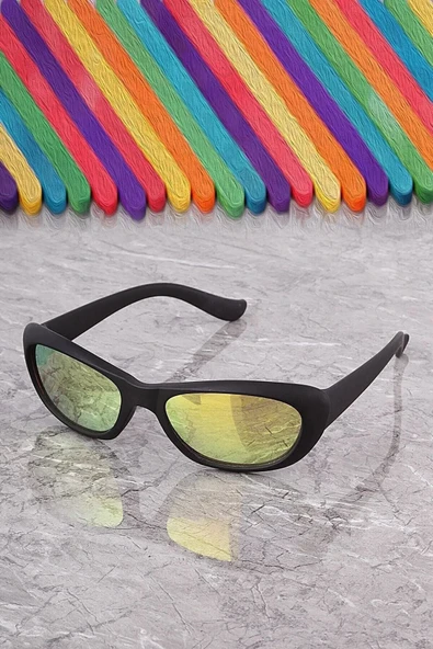 Aynalı Sporcu Çocuk Güneş Gözlüğü ürün görseli