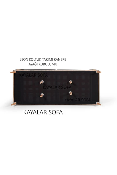 Ak sofa Leon Koltuk Takımı Antrasit 3 3 1 1 - 8