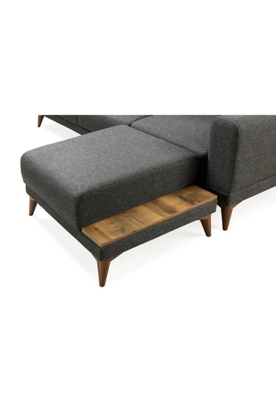 Ak sofa Stil Köşe Koltuk Takımı Gri - 5