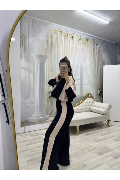 Modal Kumaş Fermuarlı Eşofman Takımı - 3