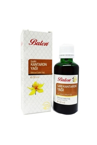 Sarı Kantaron Yağı Bitkisel Sabit Yağ 50 ml Içilebilir Kantoron Kantaron Yağı Kantoron