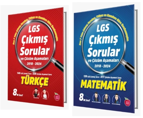 Newton Yayınları Türkçe + Matematik LGS Çıkmış Sorular ve Çözüm Aşamalar(2018-2024)