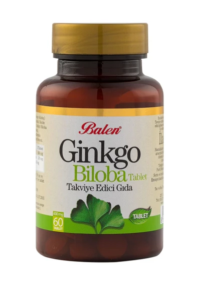 Ginkgo Biloba Tableti 60 X 600 Mg Ginkgo Ginko Biloba Tableti