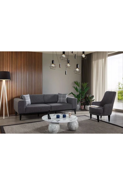 Ak sofa Arya Koltuk Takımı 3+3+1+1 - 4