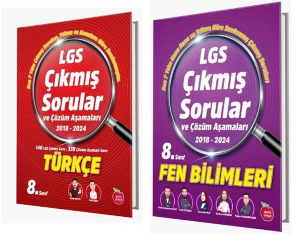 Newton Yayınları Türkçe + Fen Bilimleri LGS Çıkmış Sorular ve Çözüm Aşamalar(2018-2024)