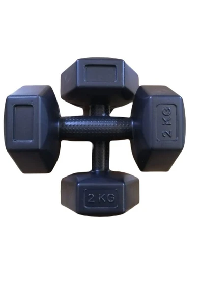 AYAZ SPORT Siyah Veya Mavi Dambıl Seti 2 Kg X 2 Adet 4 Kg Ağırlık Seti Dumbell Set