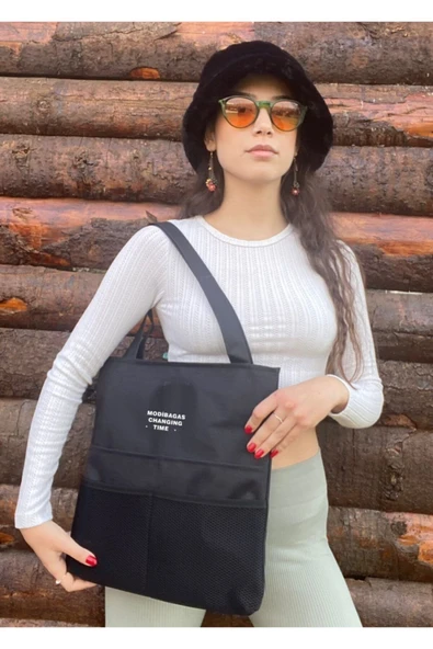 MODİBAGS Changıng Tıme 5 Cepli Kadın Spor Omuz Ve Kol Çantası 36*40* - 2