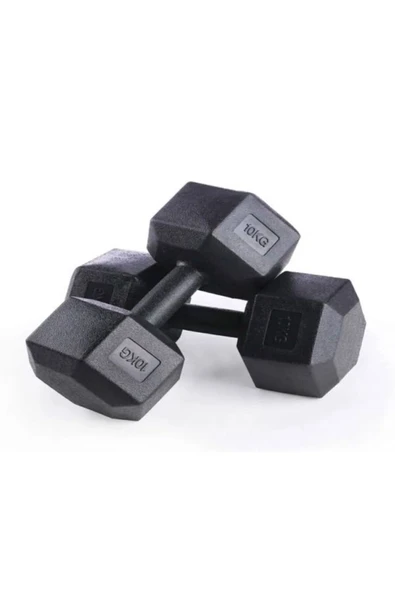 AYAZ SPORT 10 Kg X 2 Adet 20 Kg Dambıl Seti, Dumbell Set Dumbell 2x10 Kg