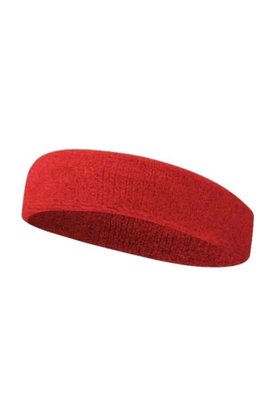 YUKON Kırmızı Sporcu Saç Bandı Ter Bandı Bandana Headband - 3