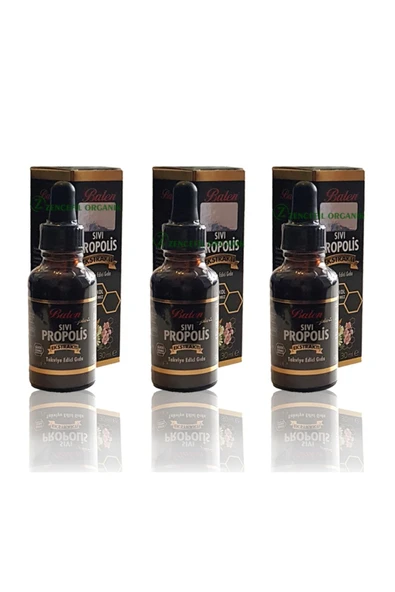 3 Adet Propolis Ekstraktı Su Bazlı Damla 30 Ml X 3 Sıvı Propolis