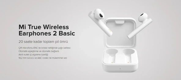 Xiaomi Mi TWS Earphones 2 Basic Kulak İçi Bluetooth Kulaklık