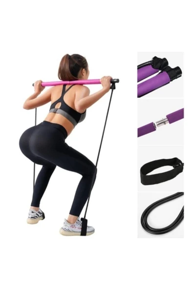 SLİPT Egzersiz Çubuğu Squat Pilates Barı