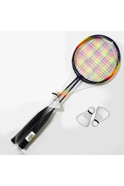 PEKİAL Badminton Seti 2 Raket 3 Top