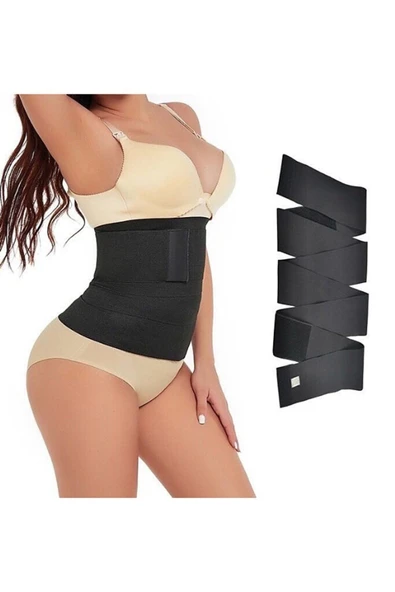 SECRET MODA Waist Trainer Inceltici Şekillendirici Sarma Bel Korsesi - 2