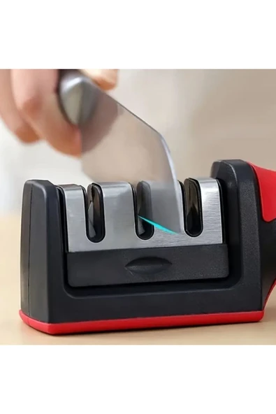 SHARPENER 1 adet Taşınabilir Çok Fonksiyonlu Bıçak Bileyicimizle Her Yerde Bıçakları Keskinleştirin - 4
