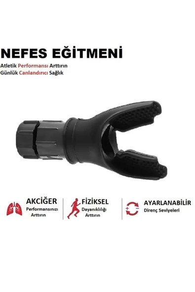 CKSPOR Nefes Egzersiz Aleti - BreathMaximizer-Seviye Ayarlanabilir Solunum Düzenleyici - 5