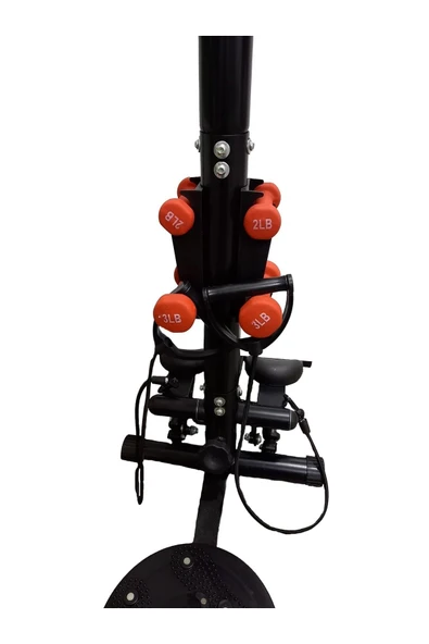 PEKİAL Stepline Multi Fonksiyonel Stepper Egzersiz Aleti Dumbell + Twister Set Çok Fonksiyonlu Stepper Alet - 4