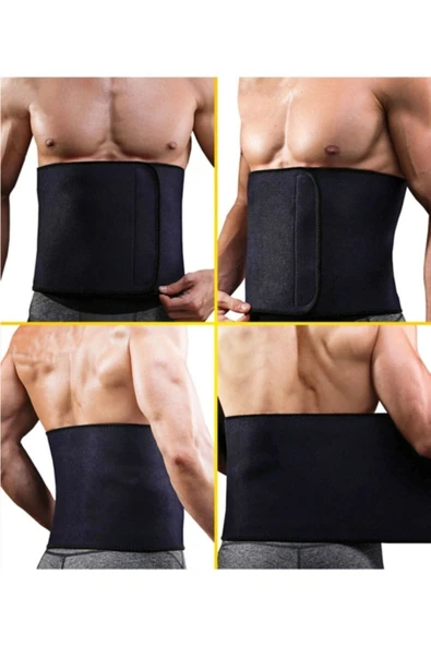 SLİPT Unisex Zayıflama Bel Korsesi Göbek Bel Inceltici Sporcu Korse - 5