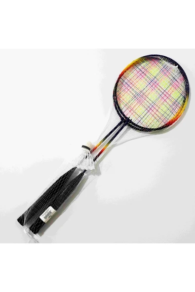 SLİPT Badminton Raket Seti 2 Raket 1 Top