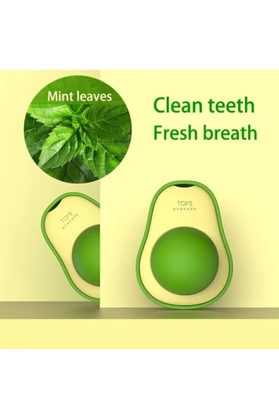 AKDAG HOME Avokado Catnip Avokado Kedi Çimi Topu Avokado Kedi Nanesi Oyuncağı - 4