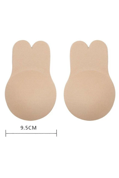 TUTEX STORE Kadın Göğüs Dikleştirici Göğüs Ucu Gizleyici Push Up Silikon Sütyen - 2