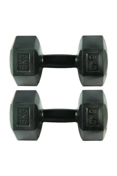 SPİN 5 Kg X 2 Adet 10 Kg Dambıl Seti, Dumbell Set