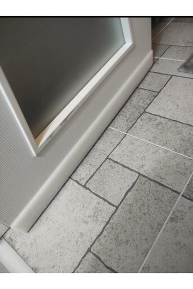 PEKİAL 10 Adet Oluklu Kapı Altı Eşik Süngeri Soğuk Kesici Toz Rüzgar Önleyici Yalıtım Strafor - 5