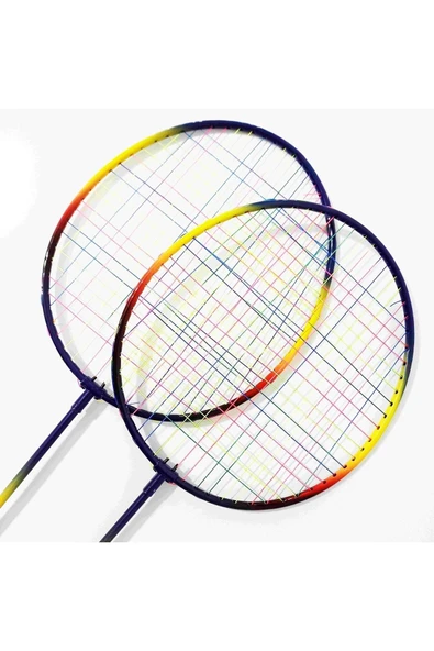 SLİPT Badminton Raket Seti 2 Raket 1 Top - 3