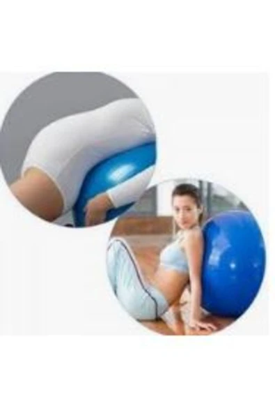 BİFİRSAT Pilates Topu 65 cm Pompa Hediyeli Asorti